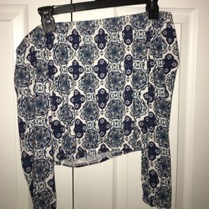 H&M Printed off the shoulder
