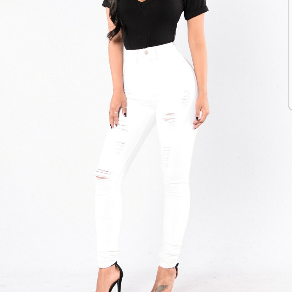 Hit the freeway jeans - white