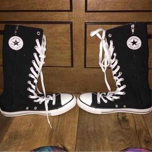 Black knee converse all star girls 3
