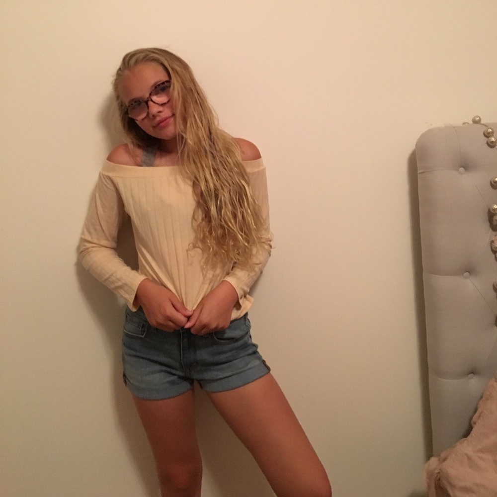 Off the shoulder t-
