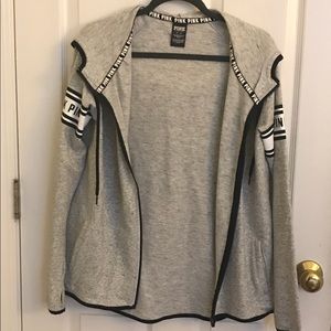 "Pink" brand grey jacket