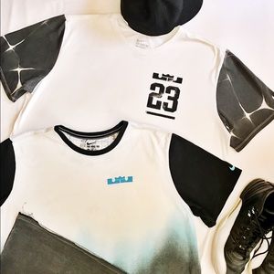 2 Nike LeBron James Shirts (XXL)