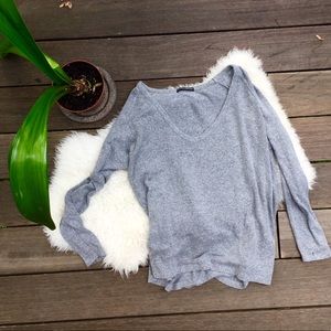 LONG GREY KNIT