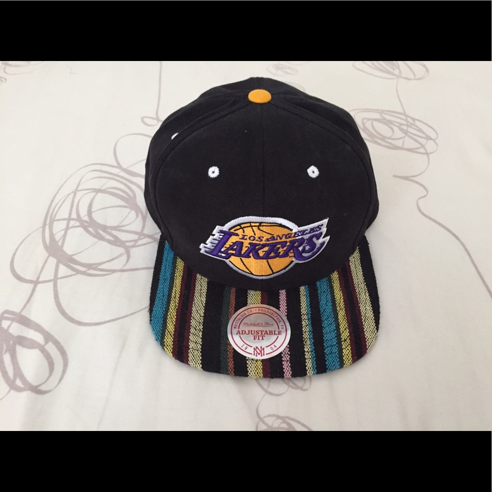 Lakers SnapBack Hat With Tribal Print