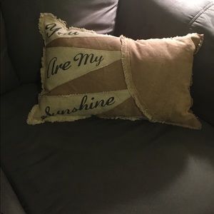 "You and my sunshine" pillow! ☀️☀️