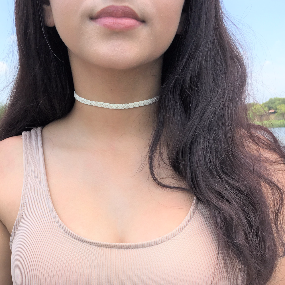 💥SALE💥 DaniRogue Cream Knit Braided Choker