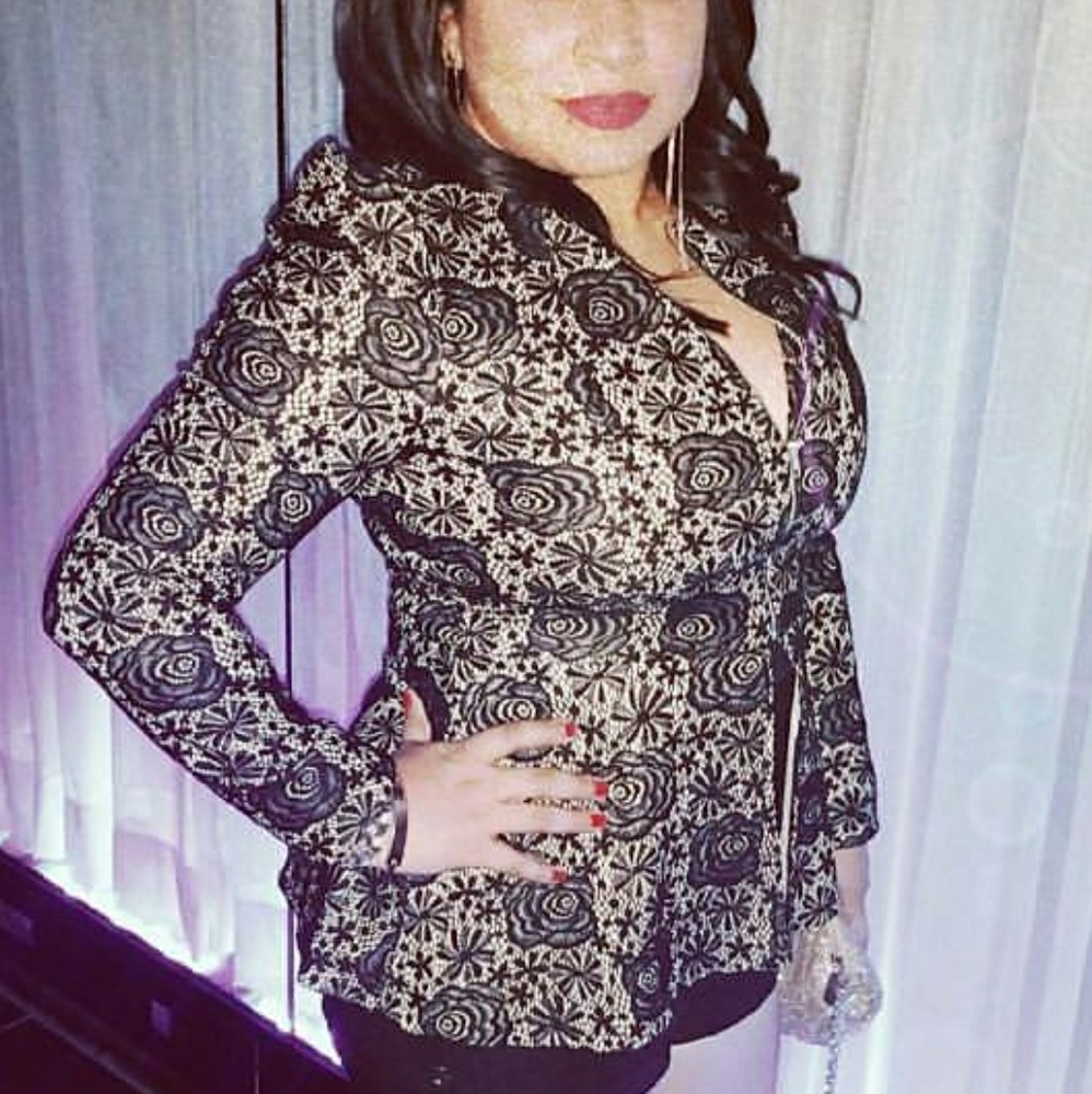 Black Lace Top