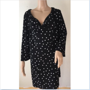 WHITE HOUSE BLACK MARKET POLKA DOT TUNIC/DRESS XL