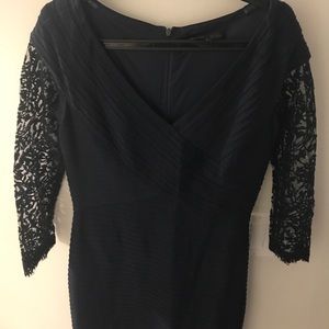 Tadashi Shoji Navy Lace Dress