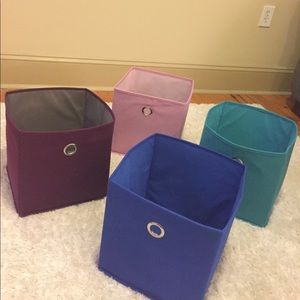FOUR decorative storage boxes!