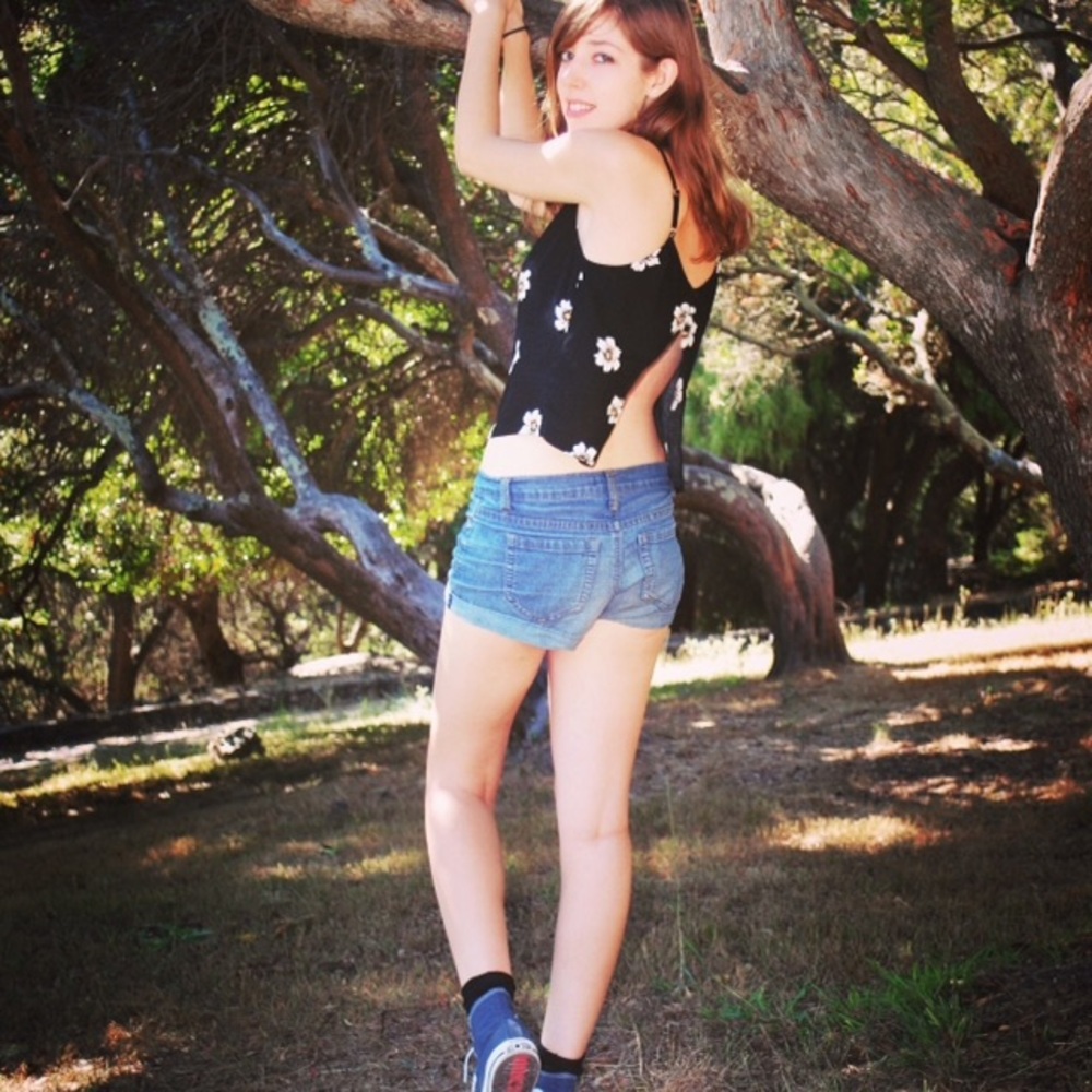 Kendall & Kylie Open Back Tank Top