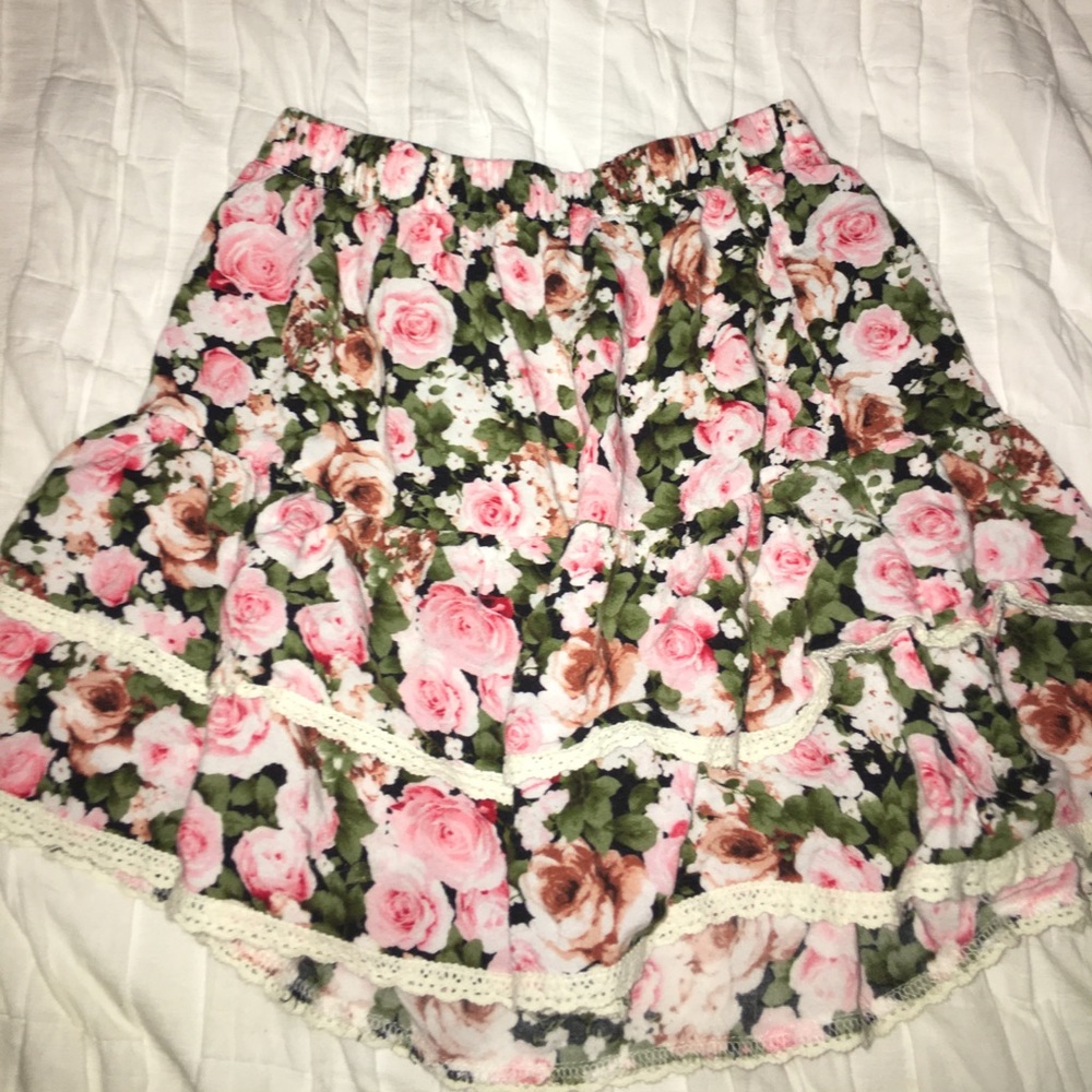 Floral skirt!