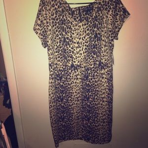 Cheetah print dress forever 21 body con