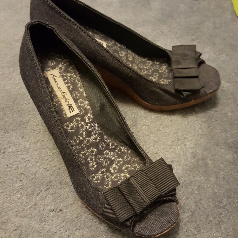 American eagle chambray pumps