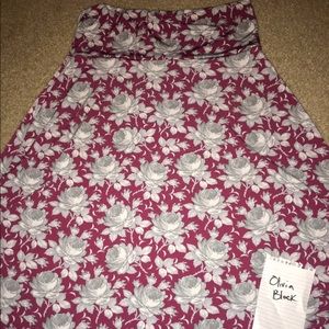 LuLaRoe rose Azure skirt