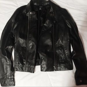 Faux Leather Jacket