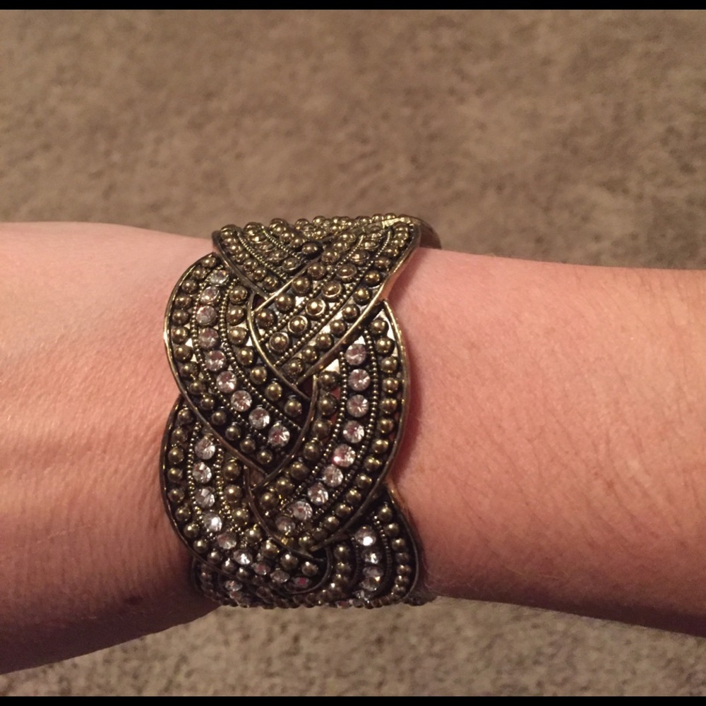 Bronze/ gold fashion bracelet cuff