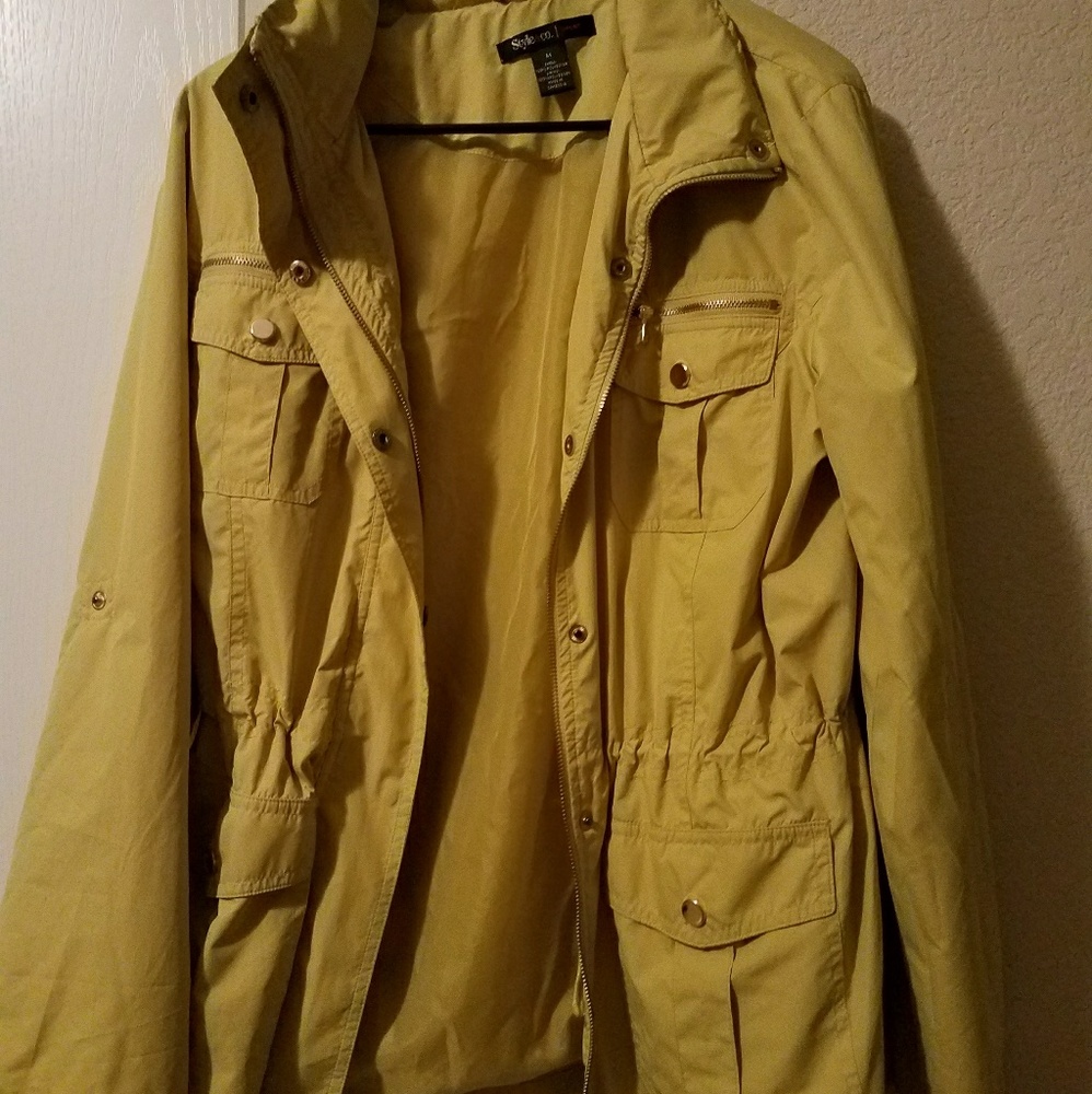 Mustard light weight jacket