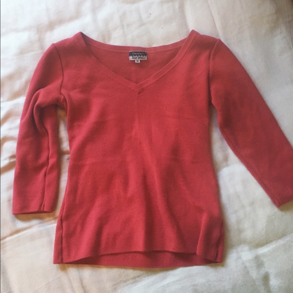 Cropped Red Sweater