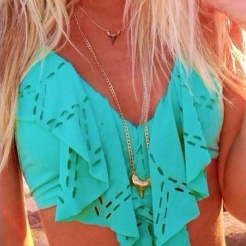 FINALE SALE‼️L*SPACE flutter bye Aliza halter top