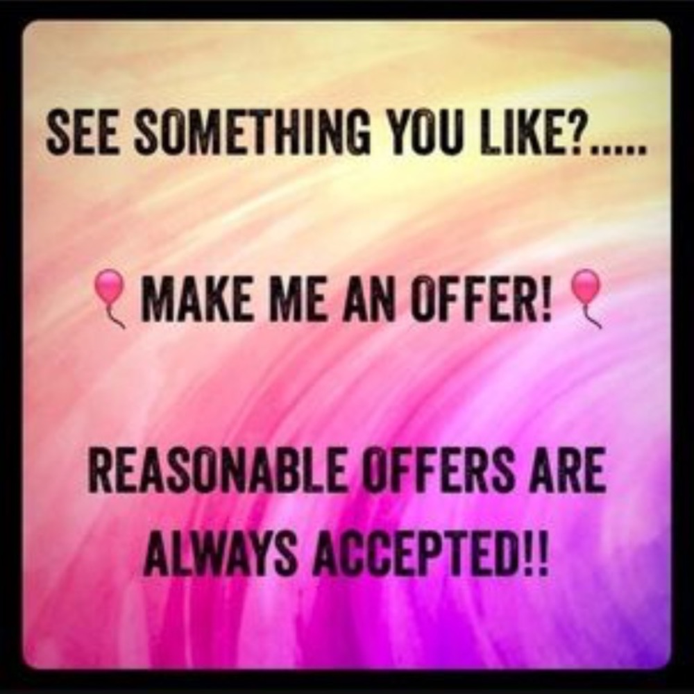 Like the item & not the price let's negotiate!