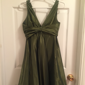 Rickie Freeman Teri Jon Green A-Line Green Dress