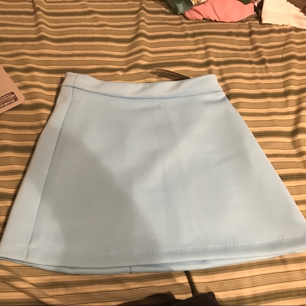 NWT forever21 blue skirt