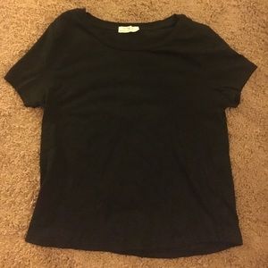 Zara basic black tee - worn once!