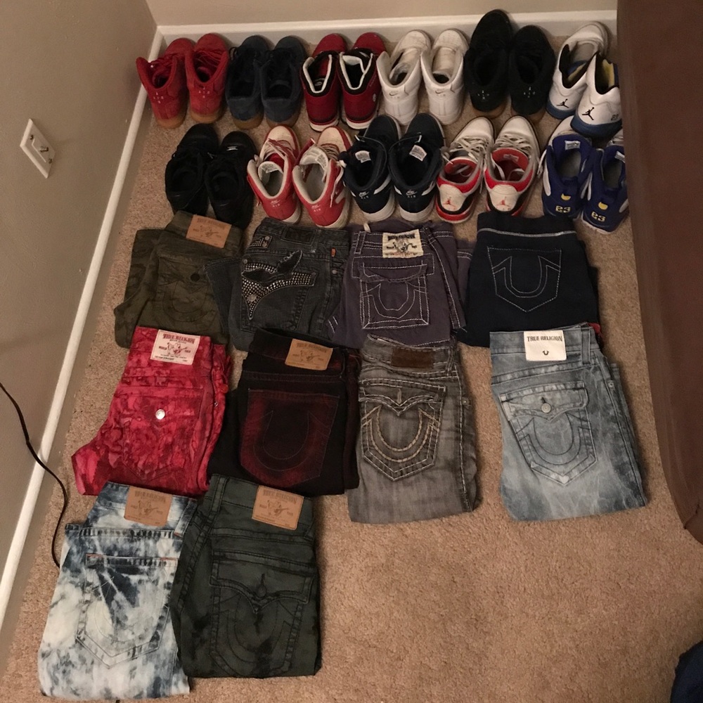 True Religion Pants, Robin Pants, Sneakers