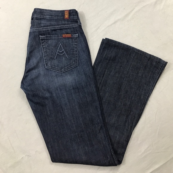 7 For All Mankind Denim - 7 For All Mankind "A" Pocket Flare Stretch 28x29.5