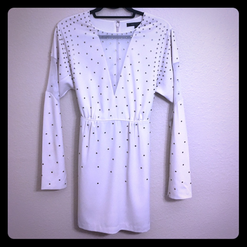 BCBGMAXAZRIA Lake French Cream evening dress