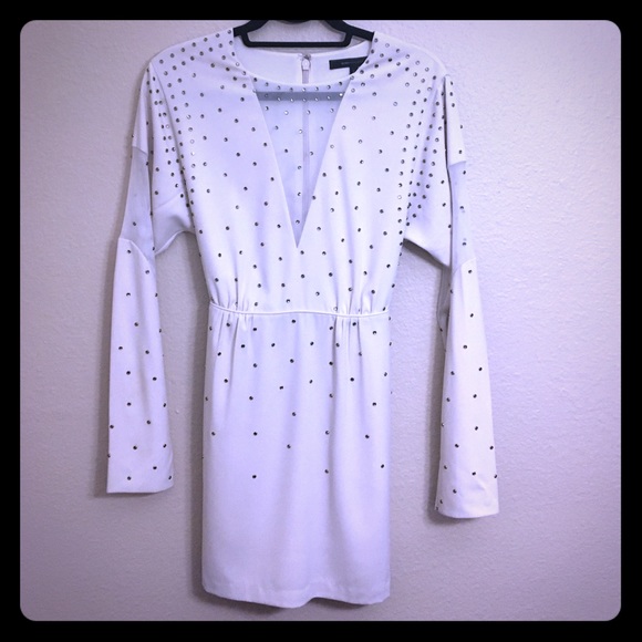 BCBGMAXAZRIA Lake French Cream evening dress - Picture 1 of 5