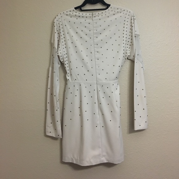 BCBGMAXAZRIA Lake French Cream evening dress - Picture 5 of 5