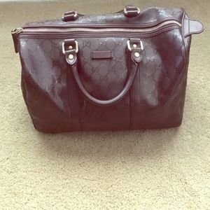 Beautiful maroon Gucci Boston