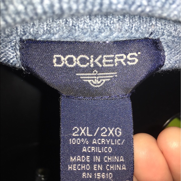 Men's XXL Dockers Polo Sweater - Picture 4 of 4