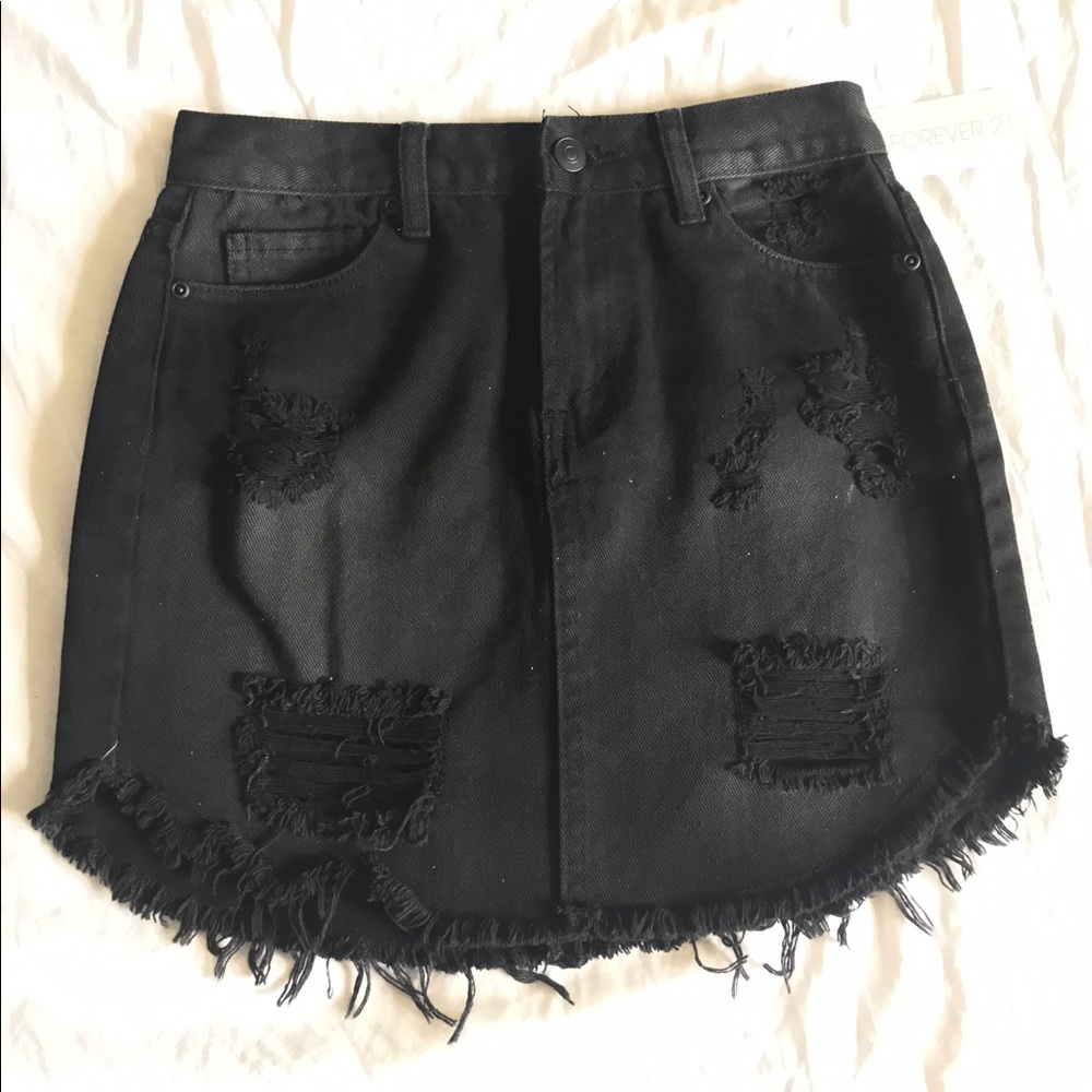 🚫SOLD🚫Black Denim Skirt