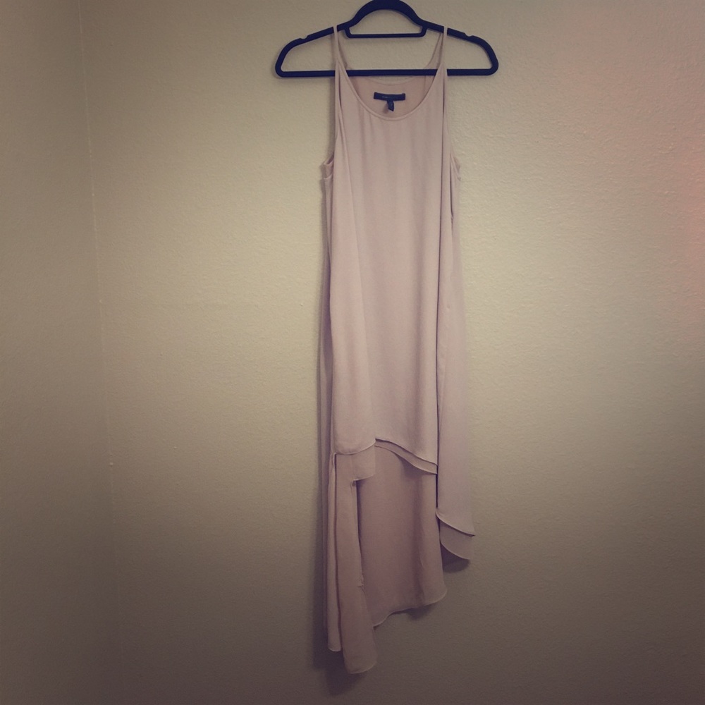BCBGMAXAZRIA Lienna Bare Pink Long Dress
