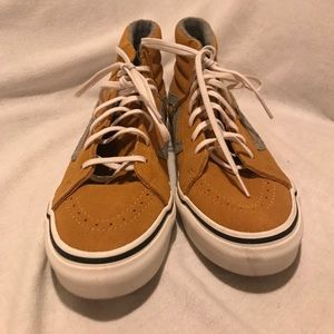 Vans mustard /grey skater hi