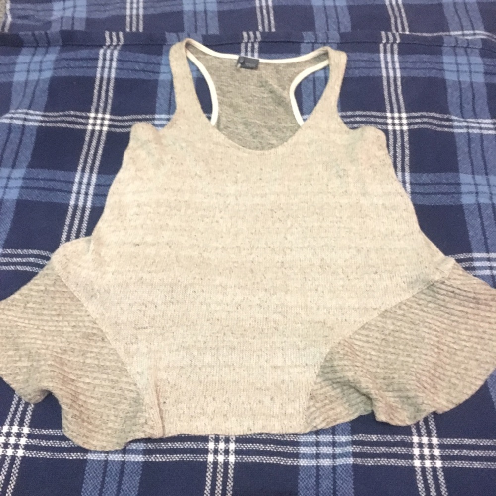 Sexy slinky Sparkle & Fade sweater tank!