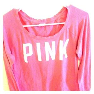 Authentic Victoria Secret Sz. Large Pink shirt.