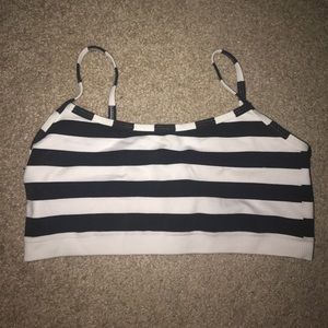 striped bra