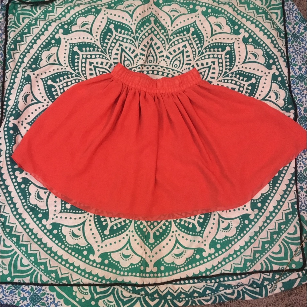 Vintage American Apparel Flirty Coral Skirt