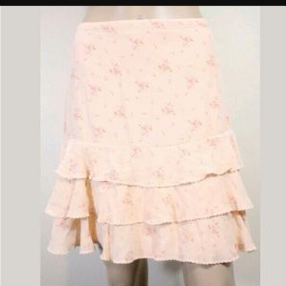 🎈SALE Anthro Odille TieredFloral Mini Skirt SK-36