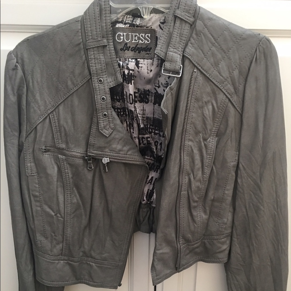 Guess leather jacket