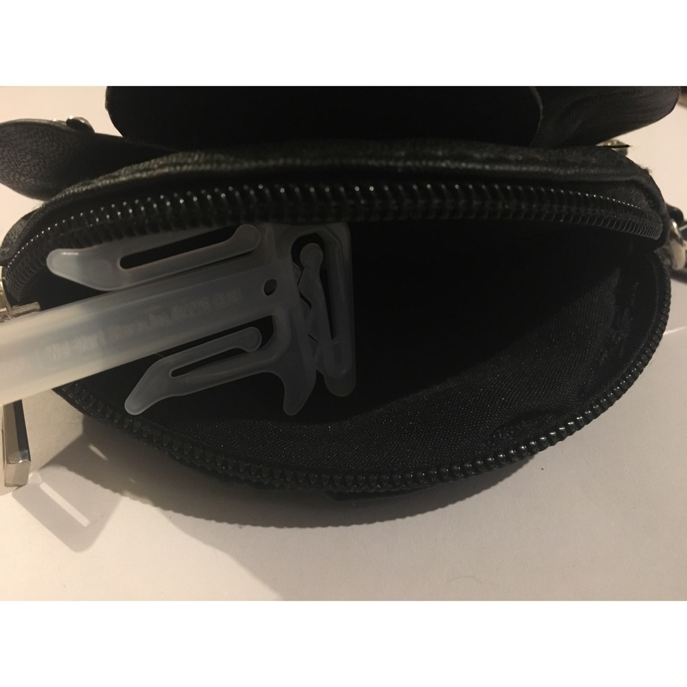 Wristlet Mini Purse Black with Bling (defective now) - Picture 3 of 5