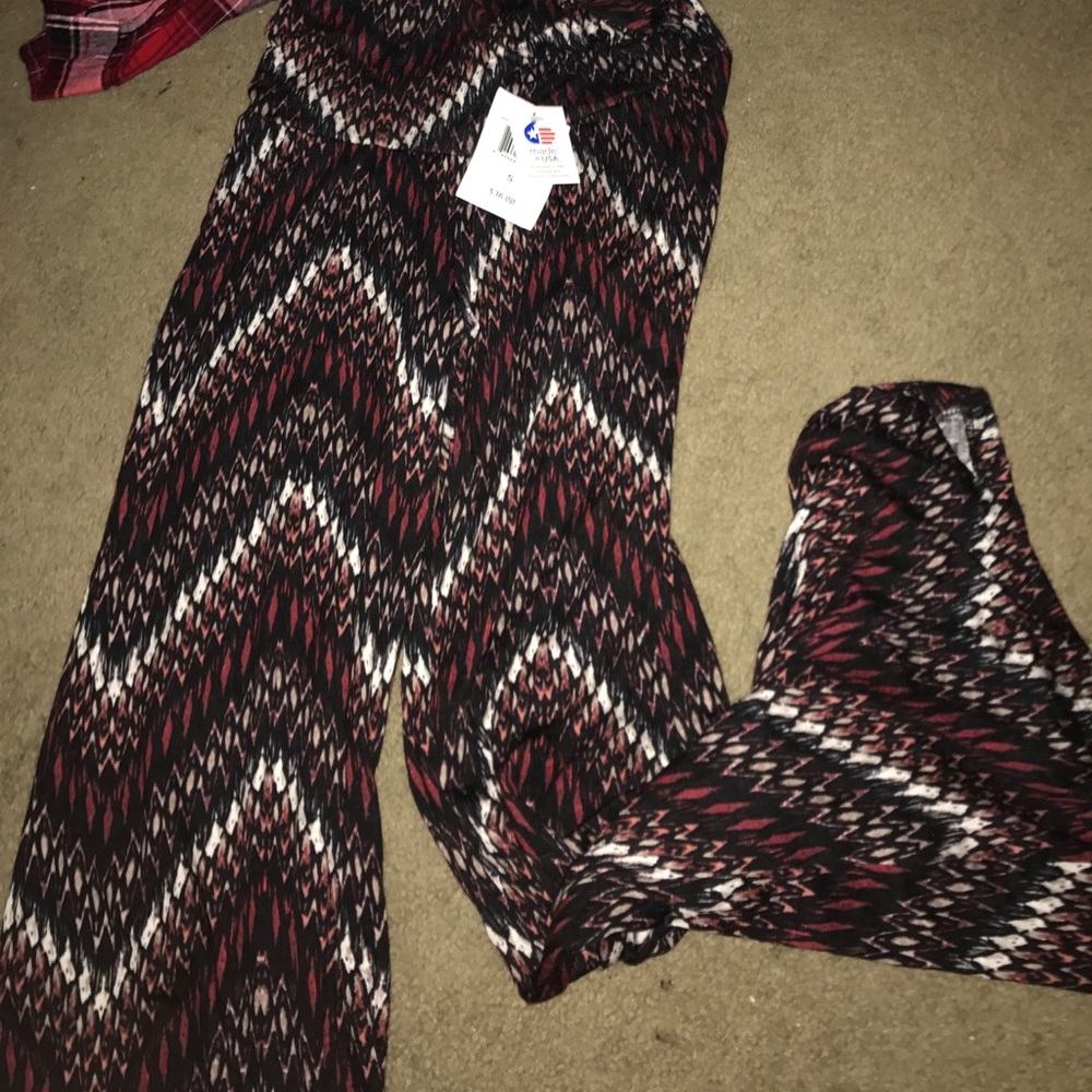 Printed Flare leggings with tags