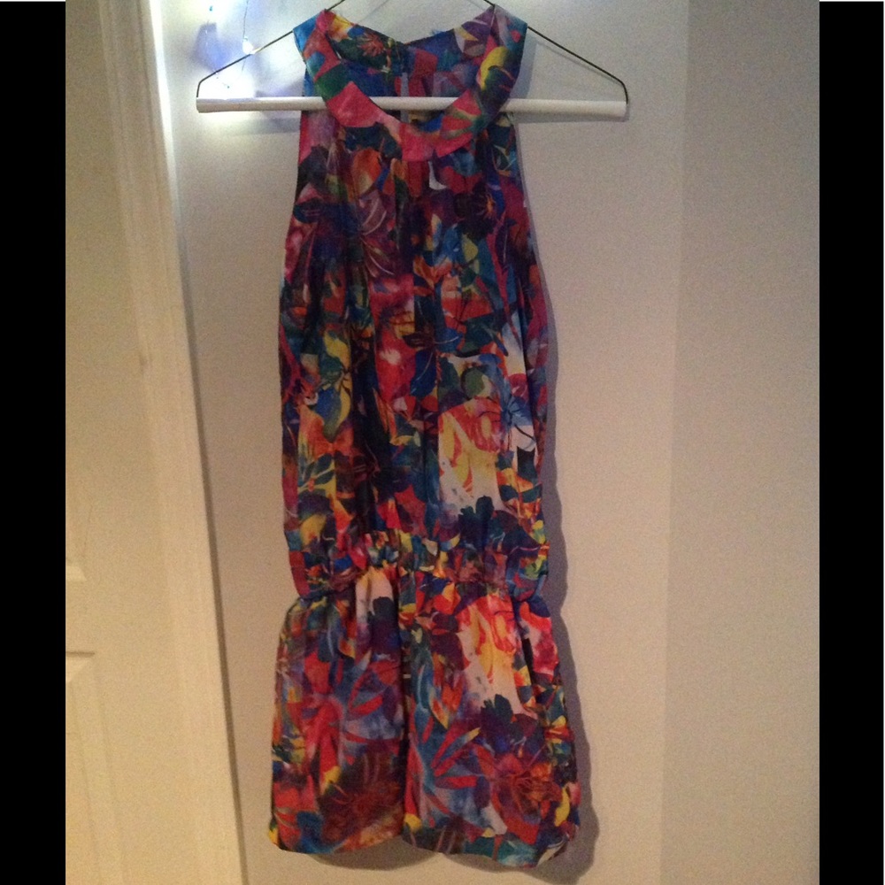 Multi colored romper