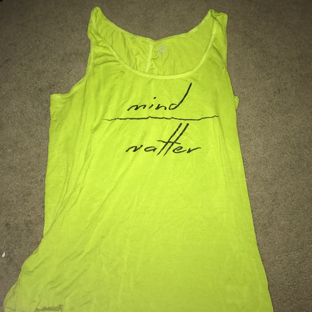 mind/matter yoga tank top