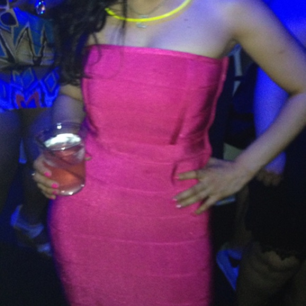 Cute pink dress from forever 21 size small