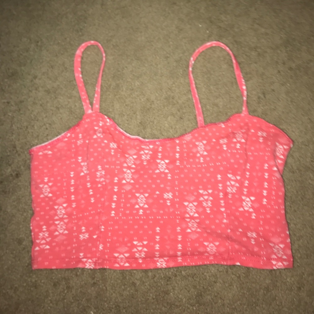 Printed Extremely Cropped Top/ bra